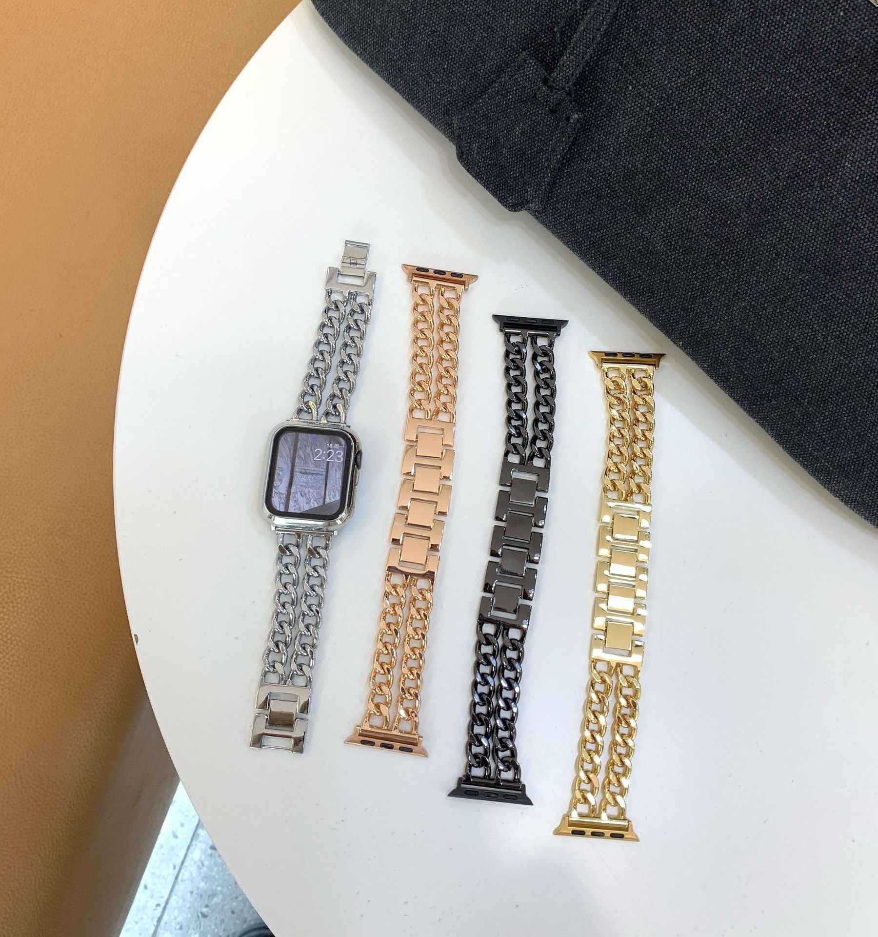 DOUBLE CHAIN APPLE WATCH STRAP