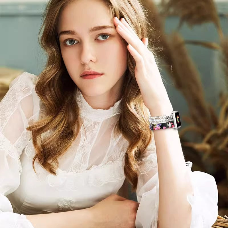 Beaded Bracelet For Apple Watch Band