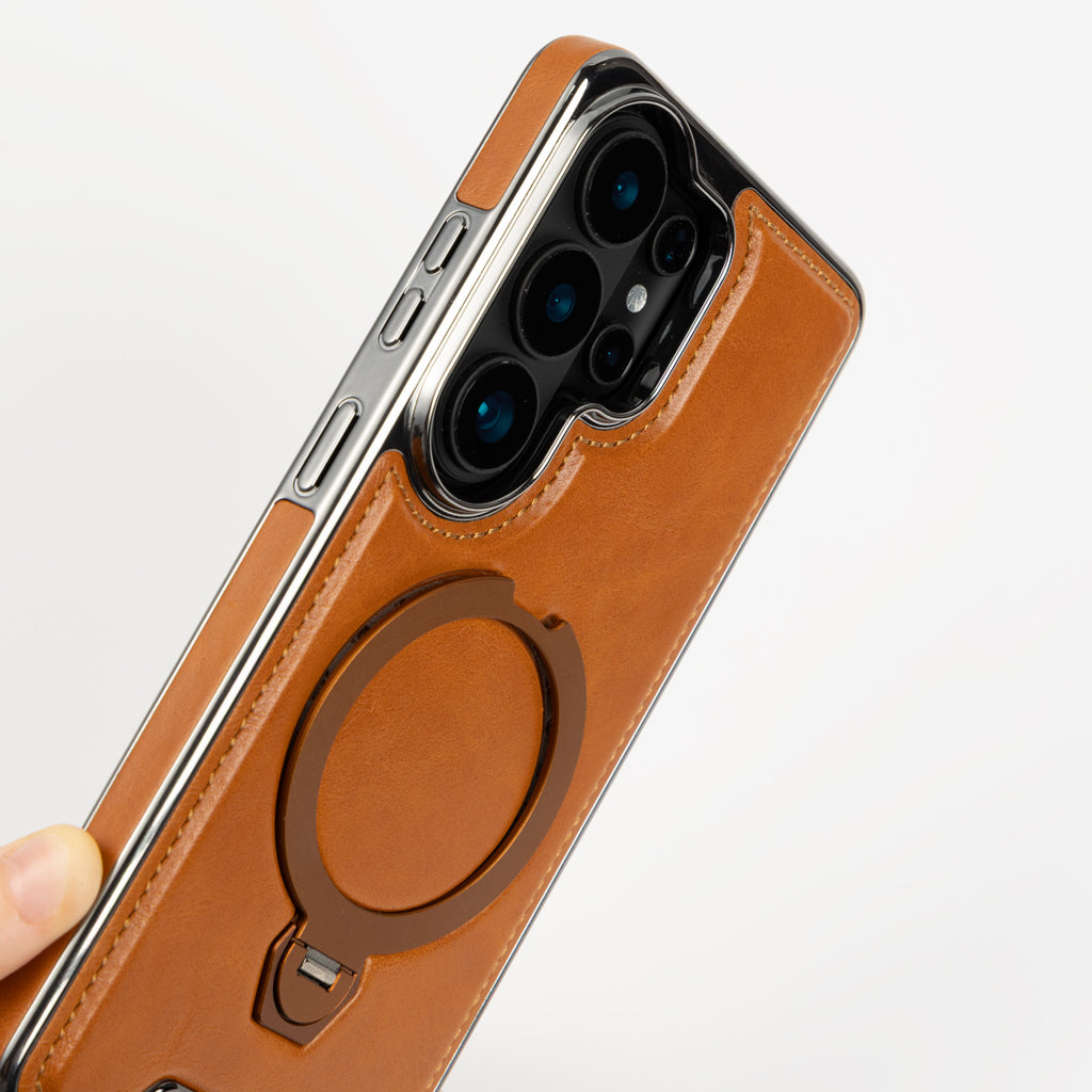 Luxury Leather Galaxy Phone Case