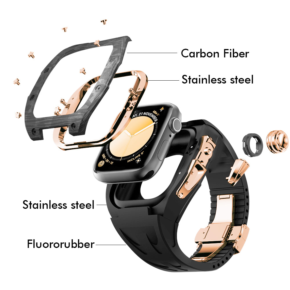 RM7013 Carbon Fiber Series - Tank Pro Apple Watch Case