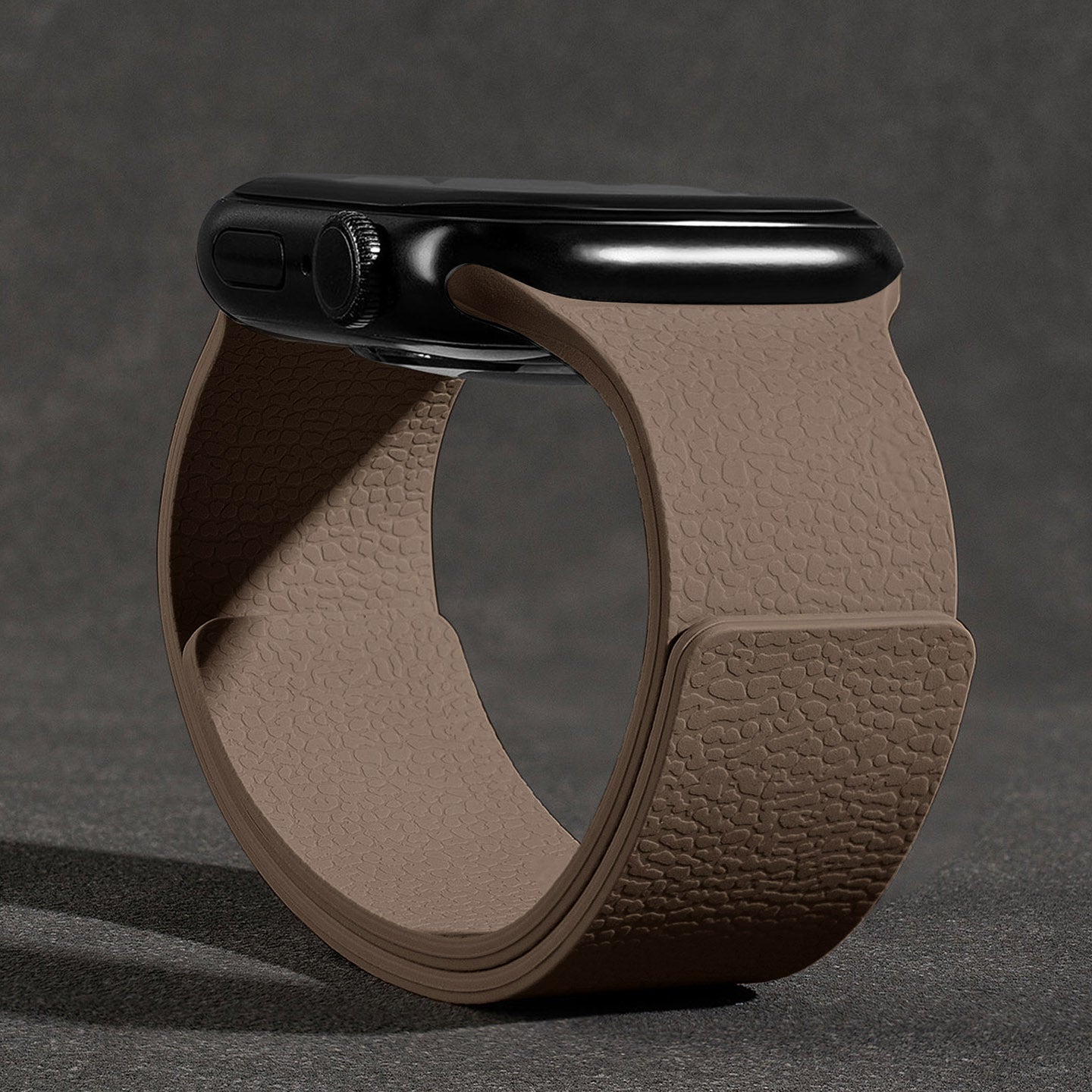 Magnetic Silicone Lychee Band For Apple Watch