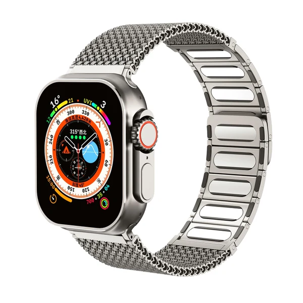 Stainless Steel Braided Magnetic Band For Apple Watch