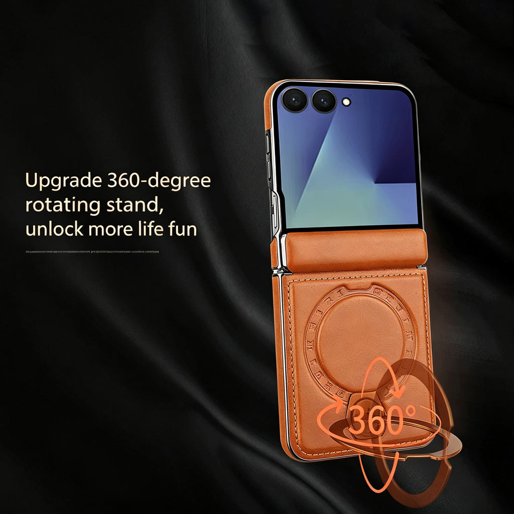 Luxury Leather Galaxy Z Flip Case