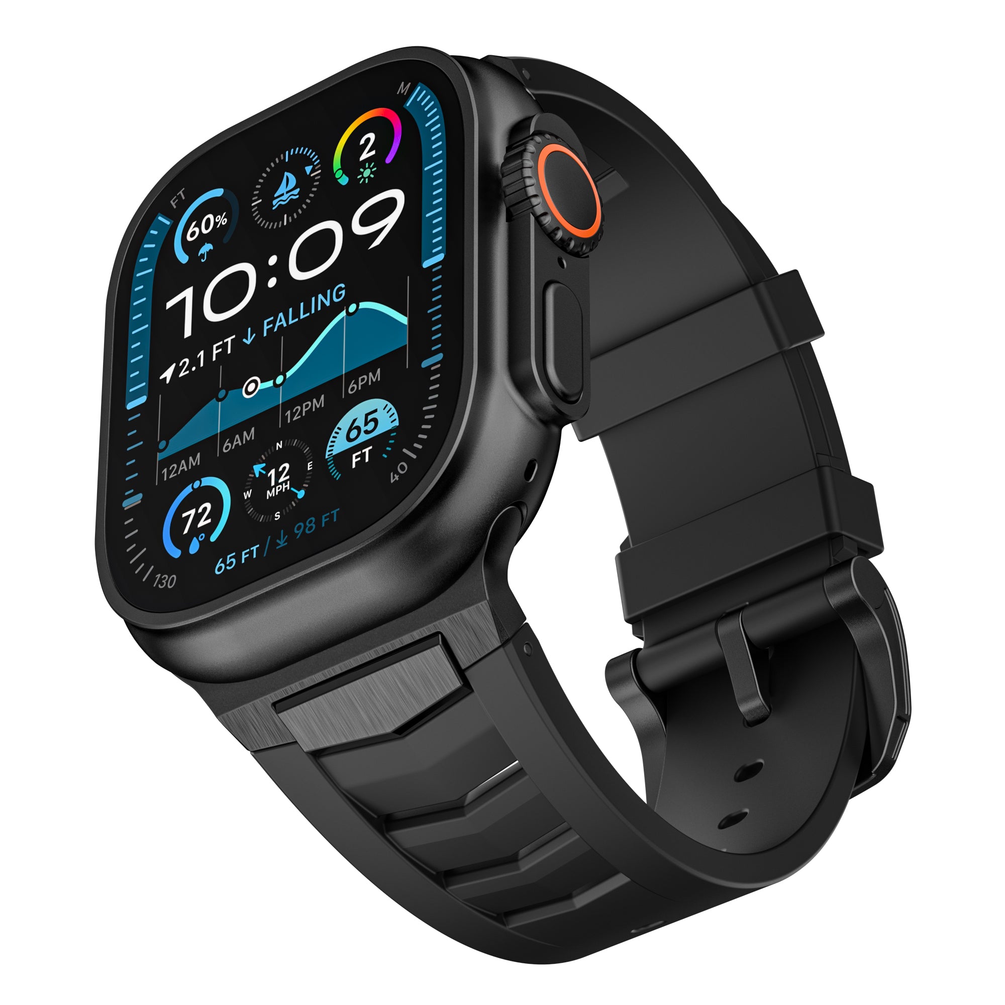 Racing Fluororubber Band For Apple Watch