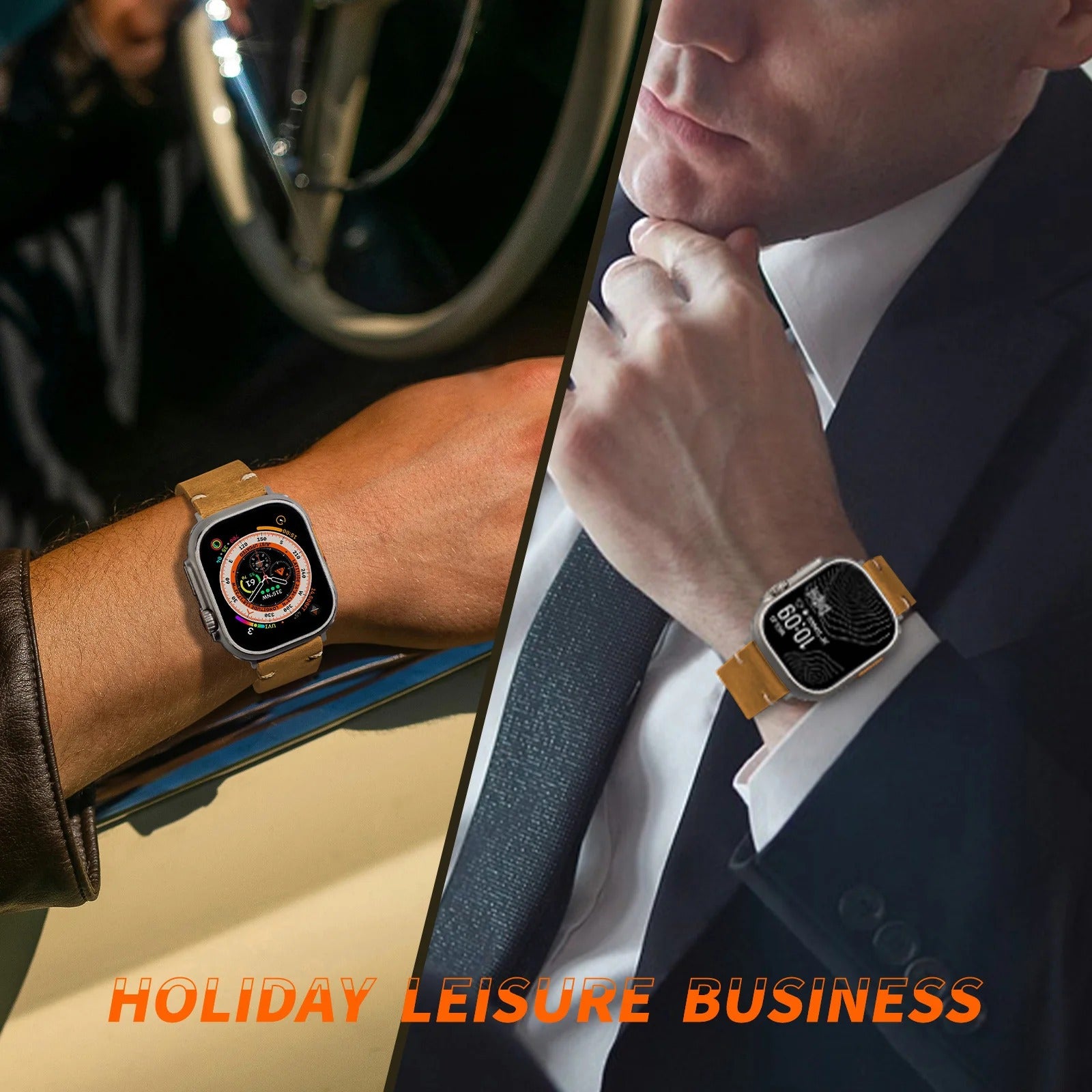 Handmade Vintage Leather Apple Watch Band