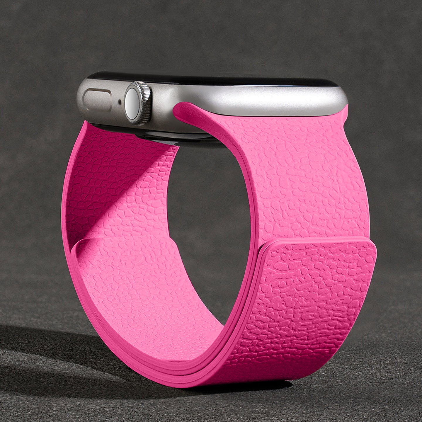 Magnetic Silicone Lychee Band For Apple Watch