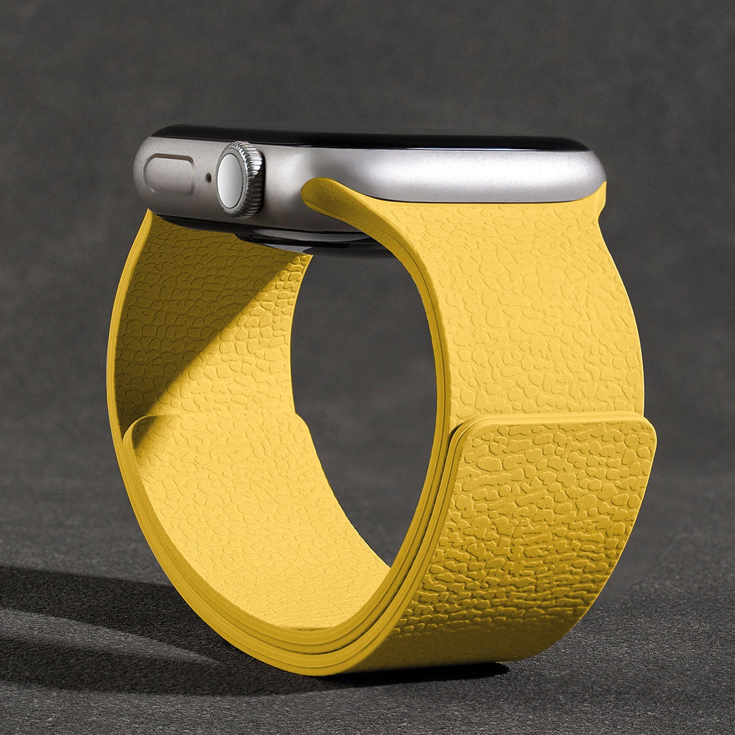 Magnetic Silicone Lychee Band For Apple Watch