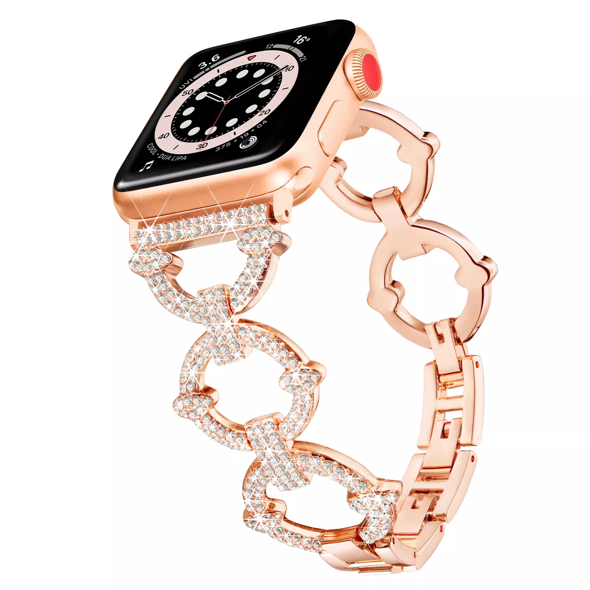 Bling Diamond Link Bracelet For Apple Watch