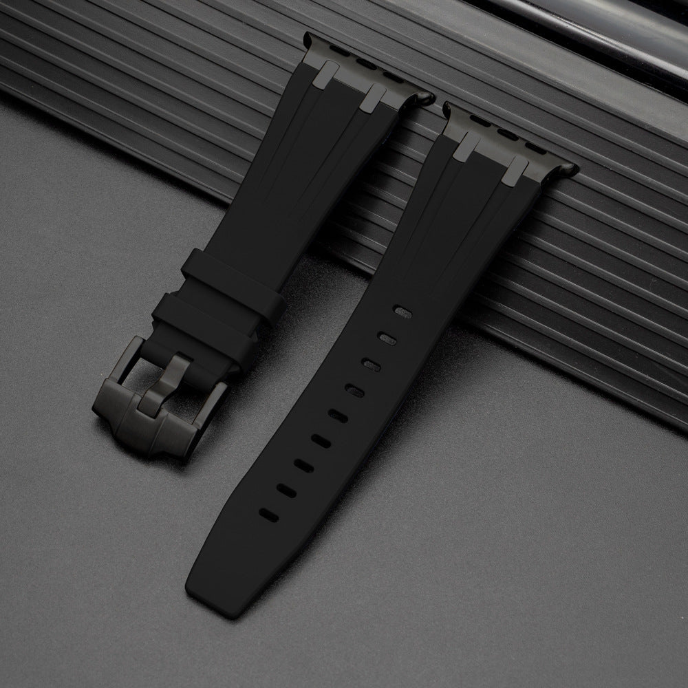 AP Thick Silicone Band With Titanium Adapter For Apple Watch