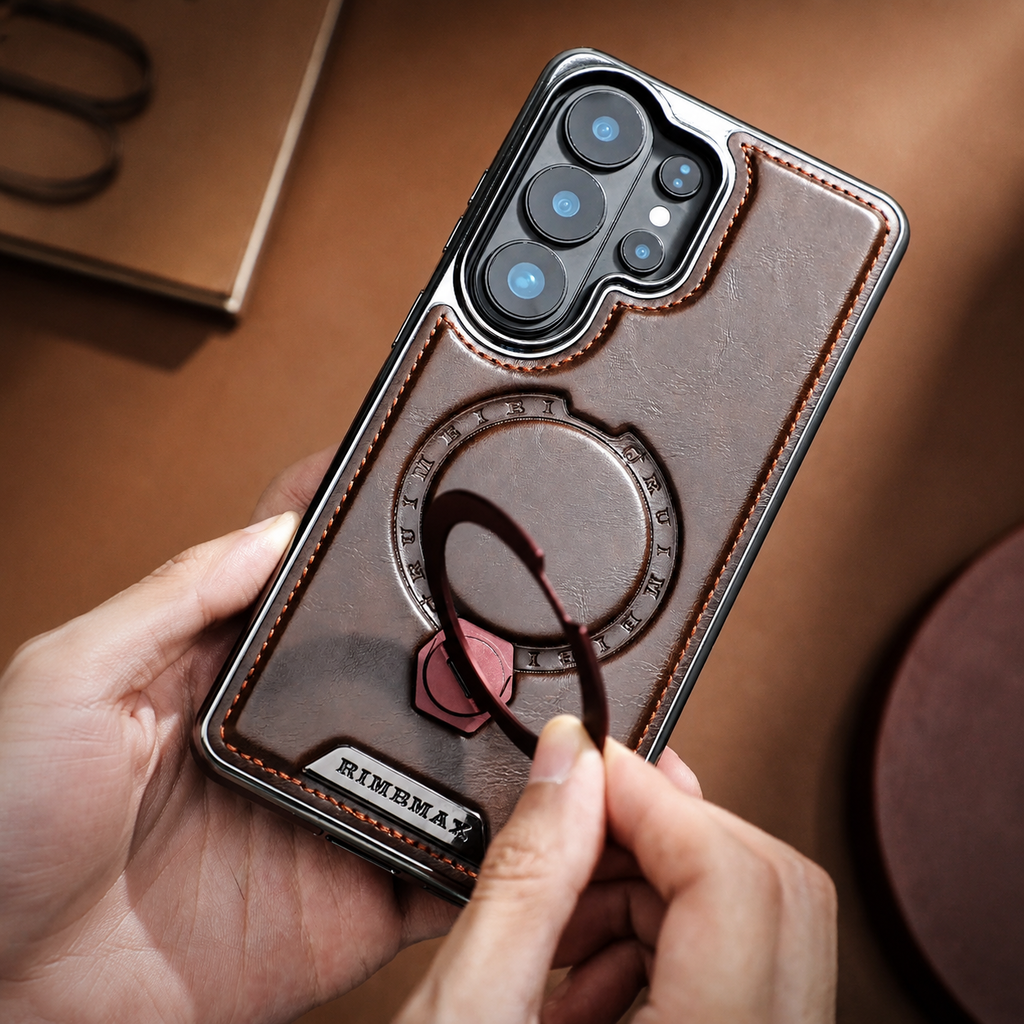 Luxury Leather Galaxy Phone Case