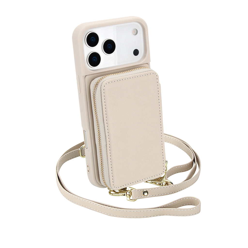 Full Grain Leather Crossbody Shockproof Cases