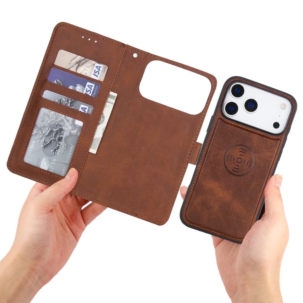 Heritage Detachable Leather Wallet Case
