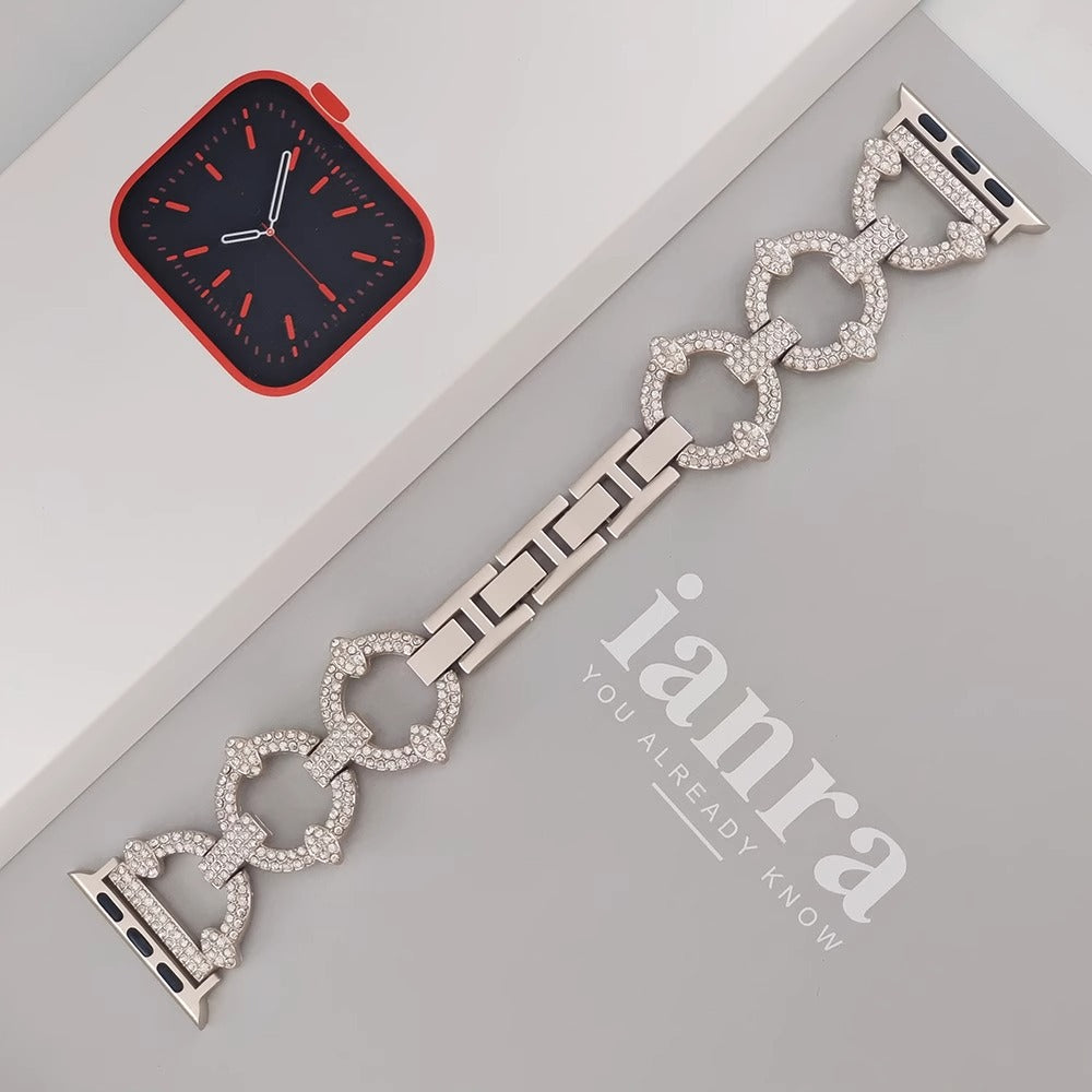 Bling Diamond Link Bracelet For Apple Watch