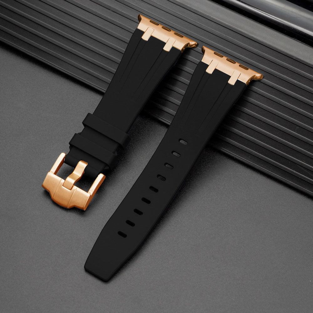 AP Thick Silicone Band With Titanium Adapter For Apple Watch