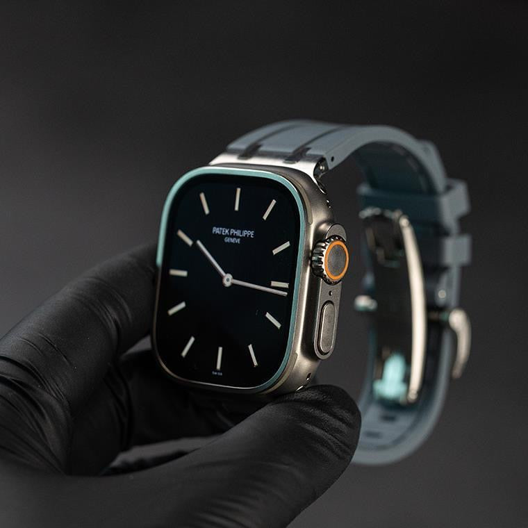 AP Thick Silicone Band With Titanium Adapter For Apple Watch