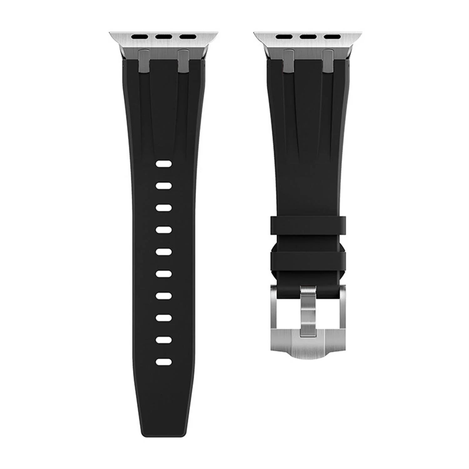 AP Thick Silicone Band With Titanium Adapter For Apple Watch