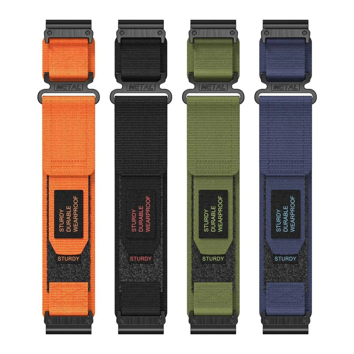 Nylon Canvas Loop Velcro Band For Garmin