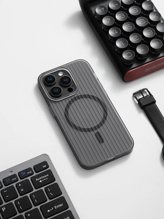 High-end Simple Striped Case For iPhone