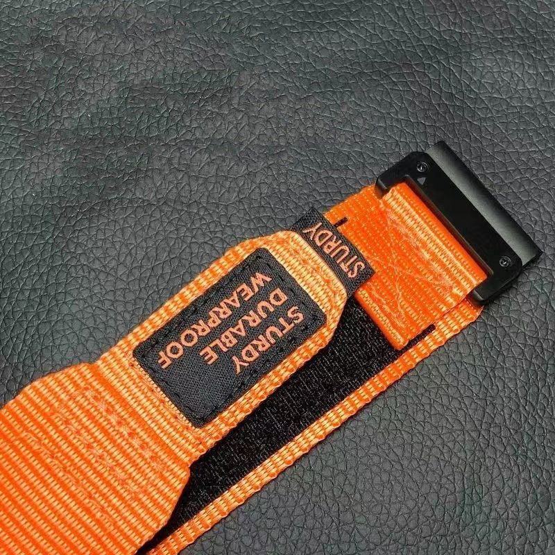 Nylon Canvas Loop Velcro Band For Garmin