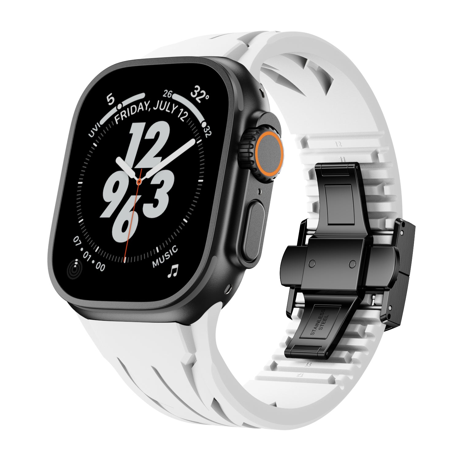 Streamlined Track FKM Band For Apple Watch