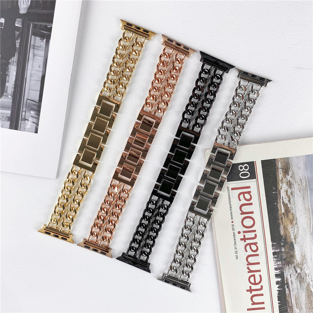 DOUBLE CHAIN APPLE WATCH STRAP