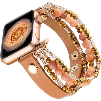 Beaded Bracelet For Apple Watch Band