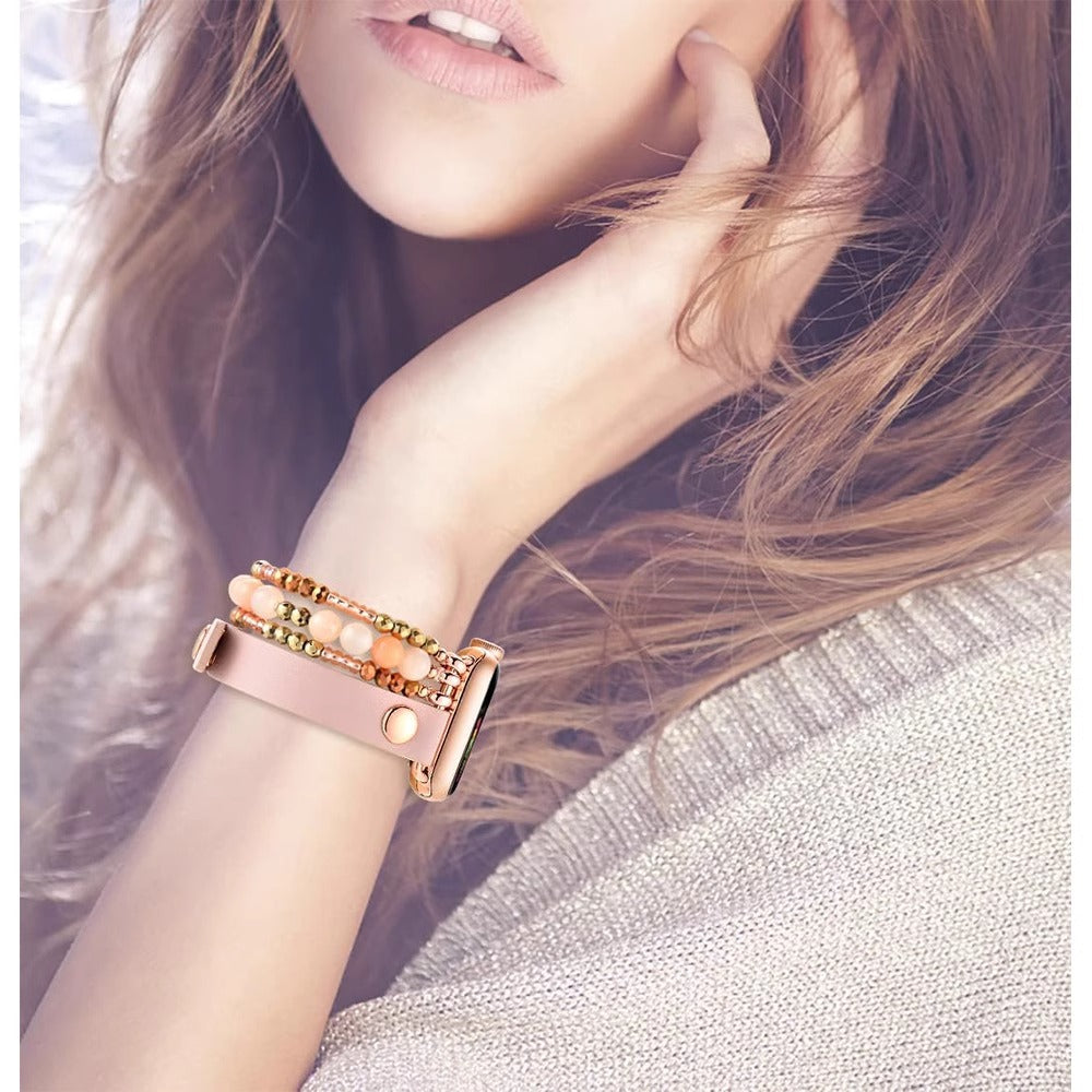 Beaded Bracelet For Apple Watch Band