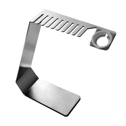 Watch strap storage bracket with charging base