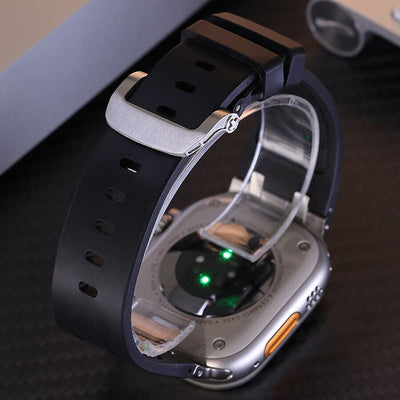AP Thick Silicone Band With Titanium Adapter For Apple Watch