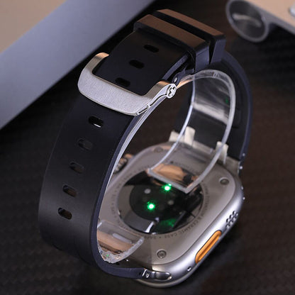 AP Thick Silicone Band With Titanium Adapter For Apple Watch