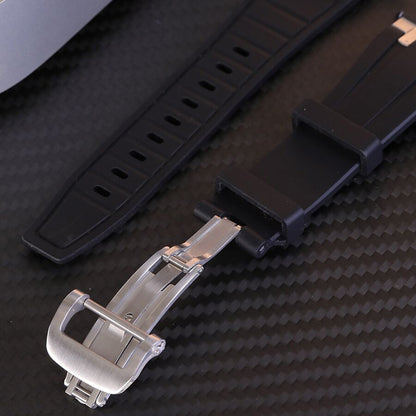 AP Thick Silicone Band With Titanium Adapter For Apple Watch