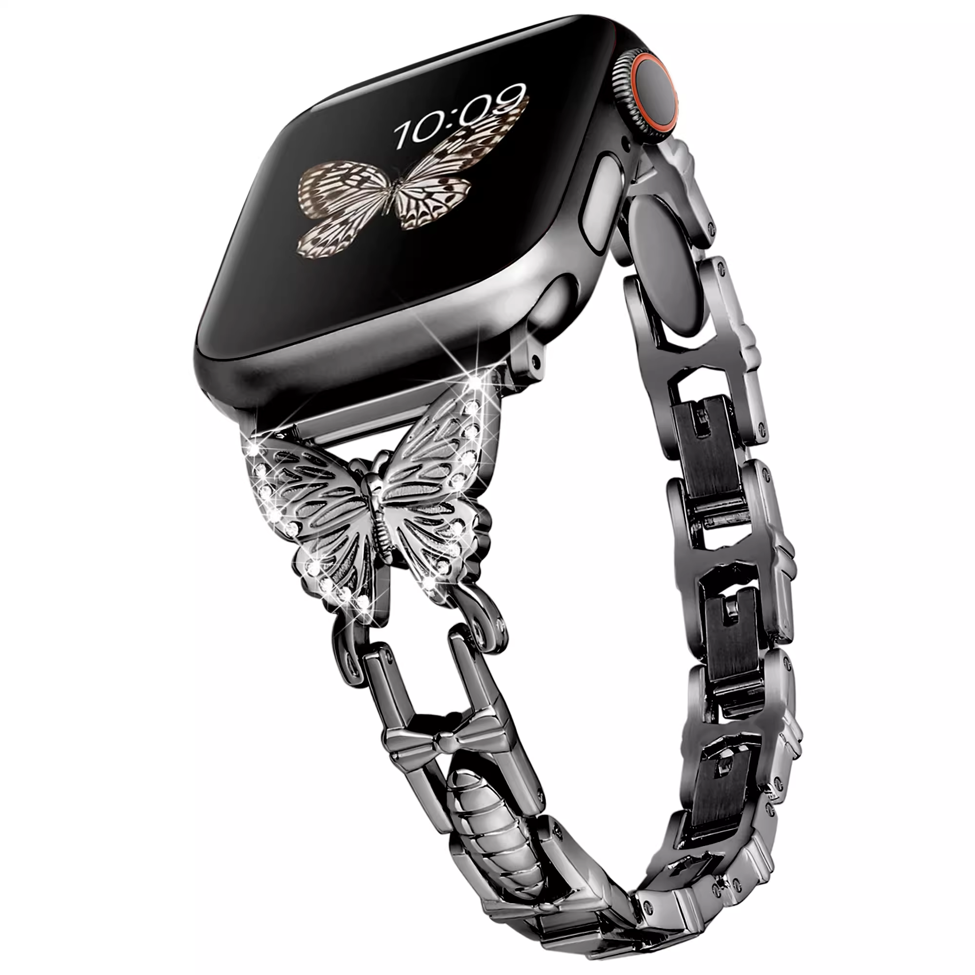 Butterfly Bling Link Bracelet for Apple Watch