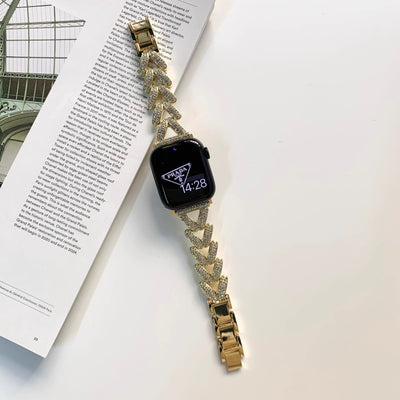 Heart-Shaped Link Bracelet for Apple Watch