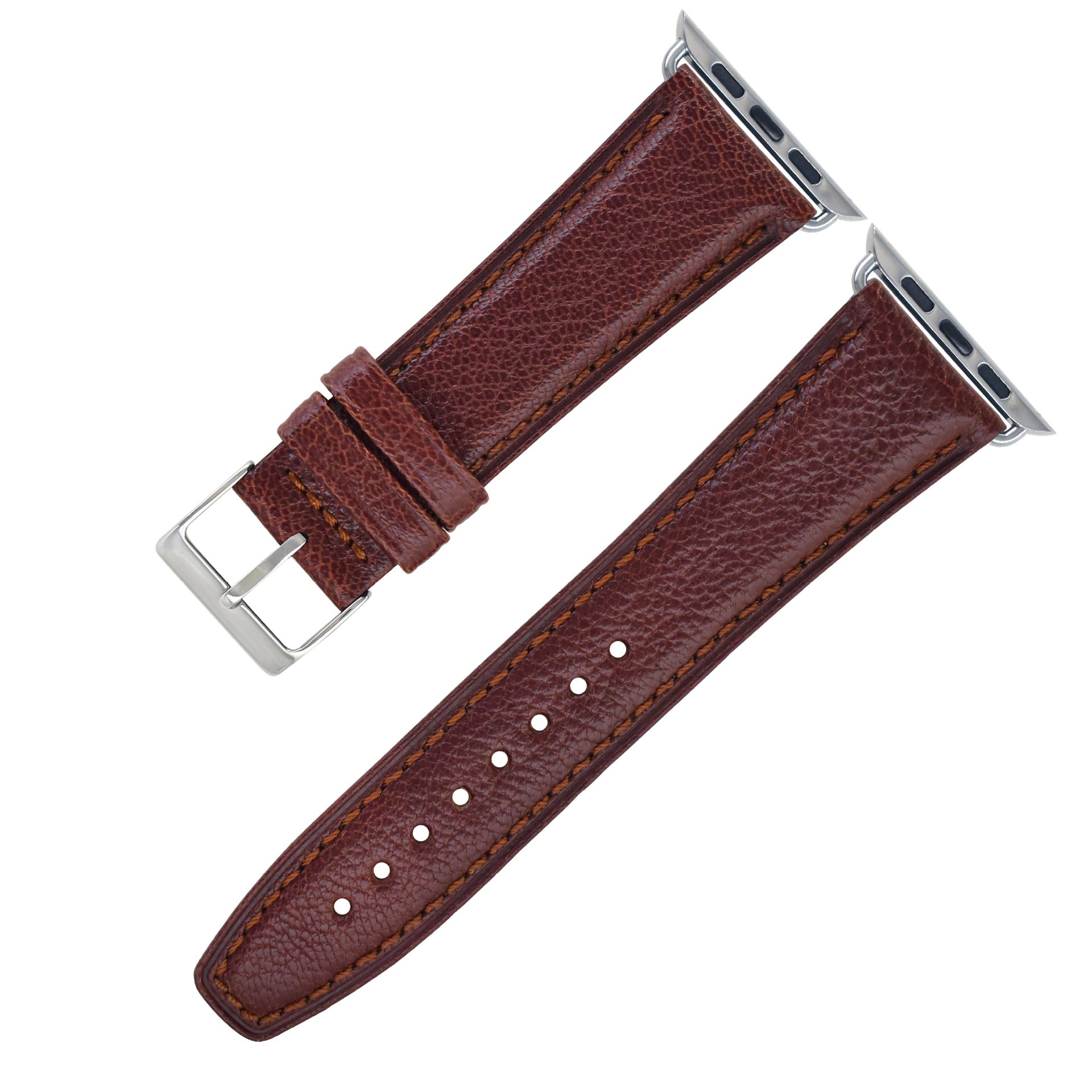 French goatskin watch strap For Apple Watch