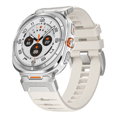 Mecha Style Fluororubber Band For Samsung Watch Ultra