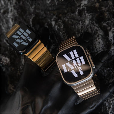 Metal Butterfly Buckle Strap For Apple Watch