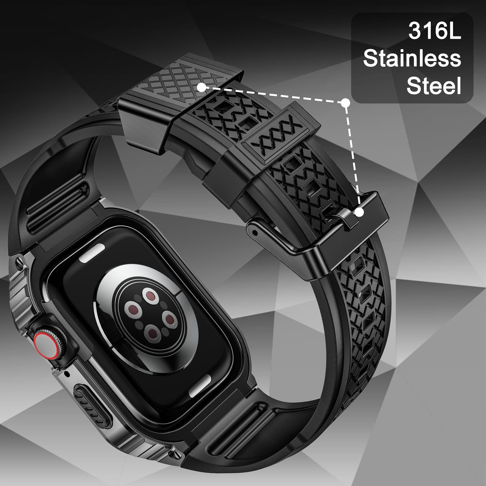 Rugged Cube Case Retrofit Kit For Apple Watch