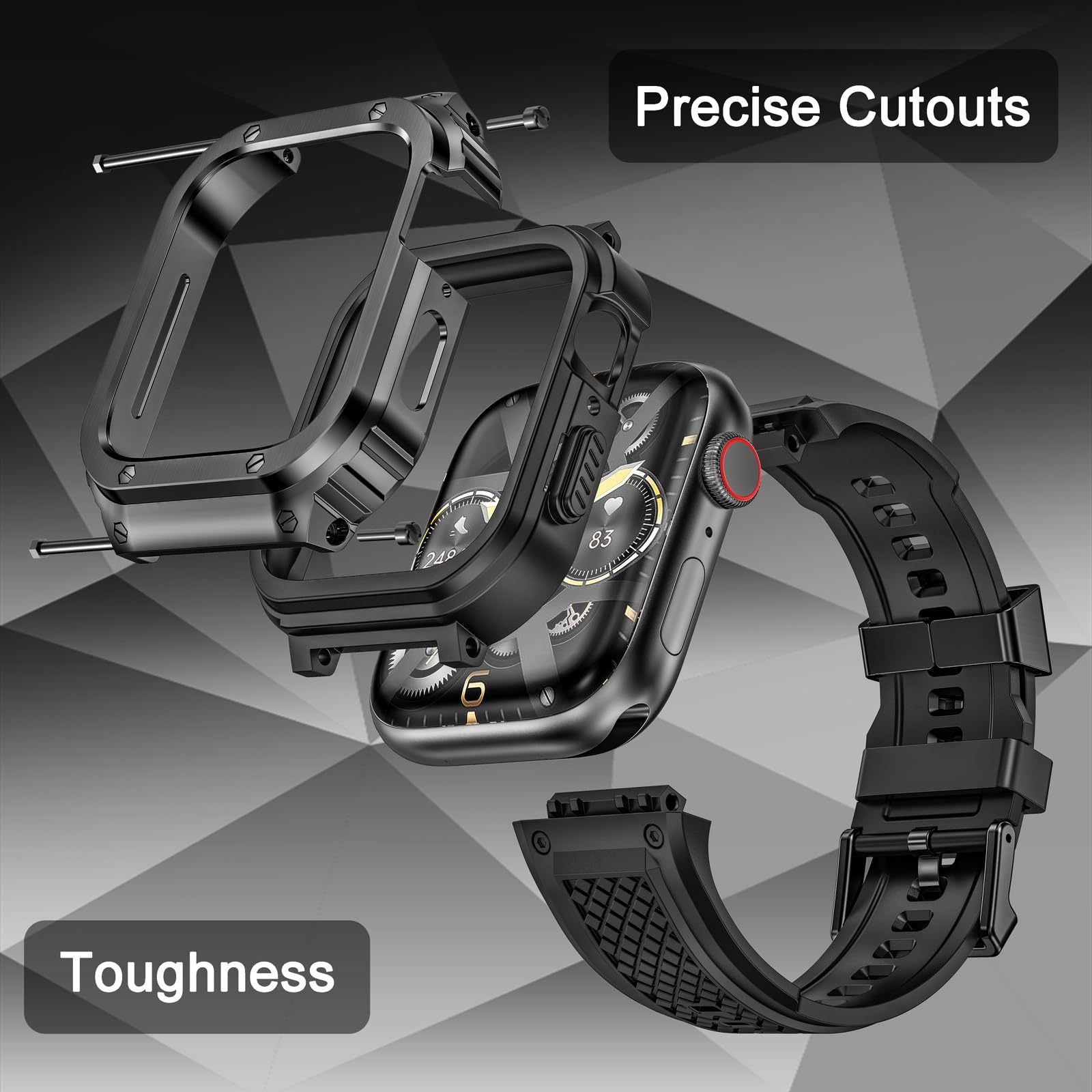 Rugged Cube Case Retrofit Kit For Apple Watch