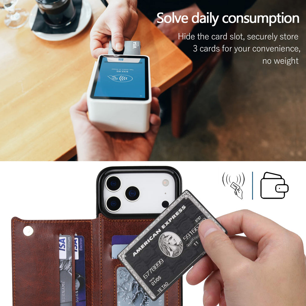 Minimal Luxury Leather Wallet Case