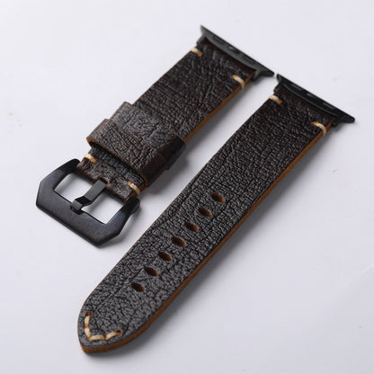 Handmade Vintage Leather Strap For Apple Watch