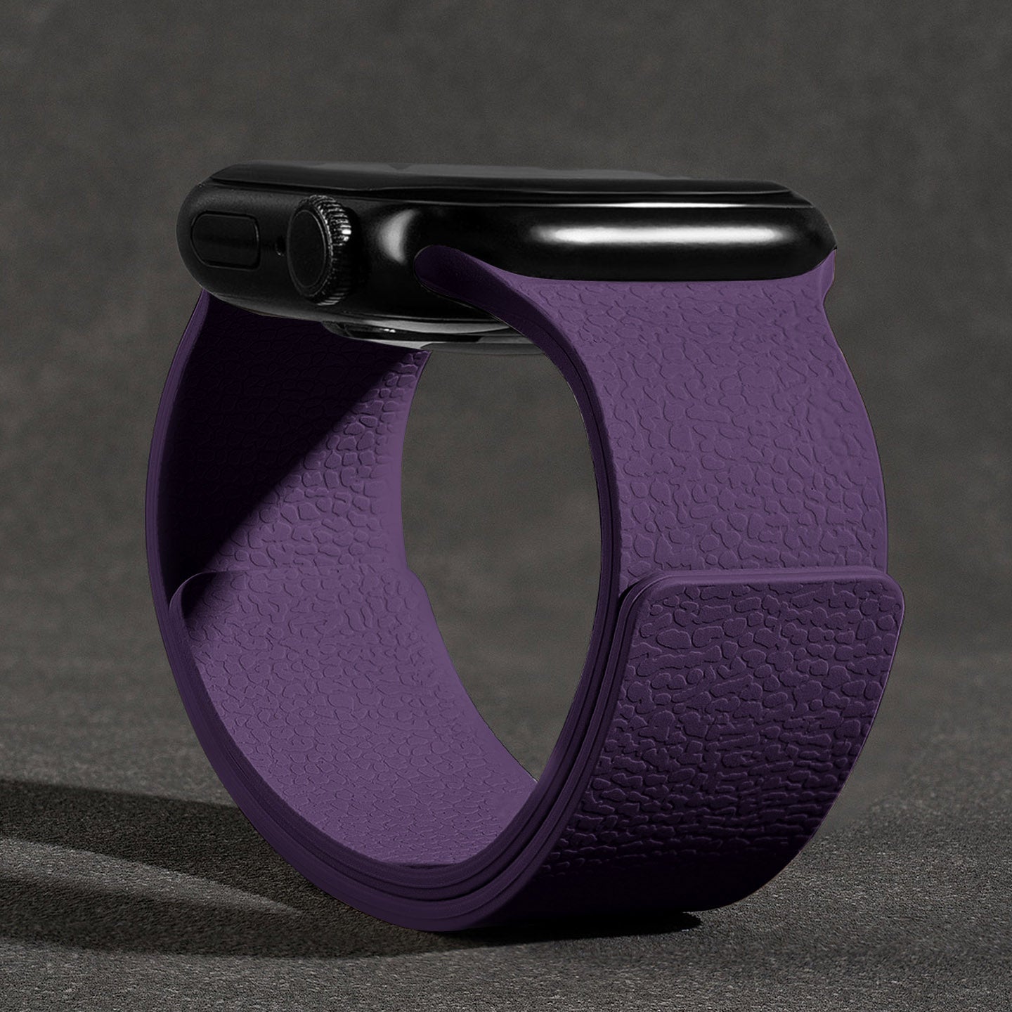 Magnetic Silicone Lychee Band For Apple Watch