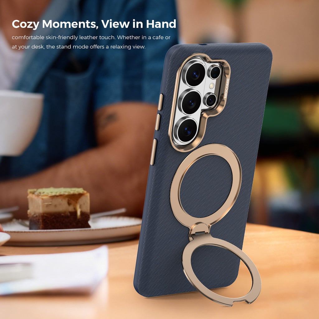 GUDEEN Magnetic Ring Stand Case for Samsung Galaxy