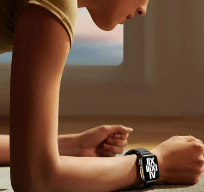 Magnetic Leather Link Band