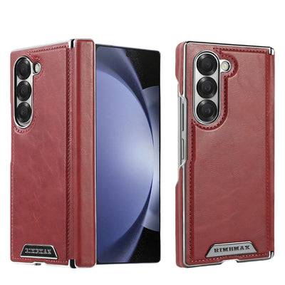Vintage Leather Galaxy Z Fold Case