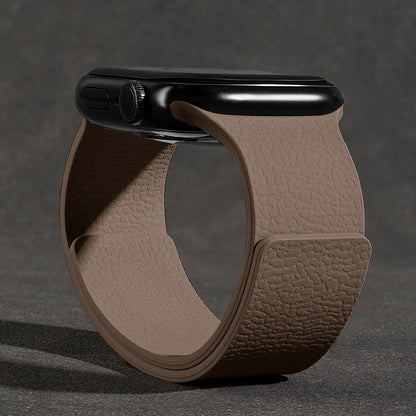 Magnetic Silicone Lychee Band For Apple Watch