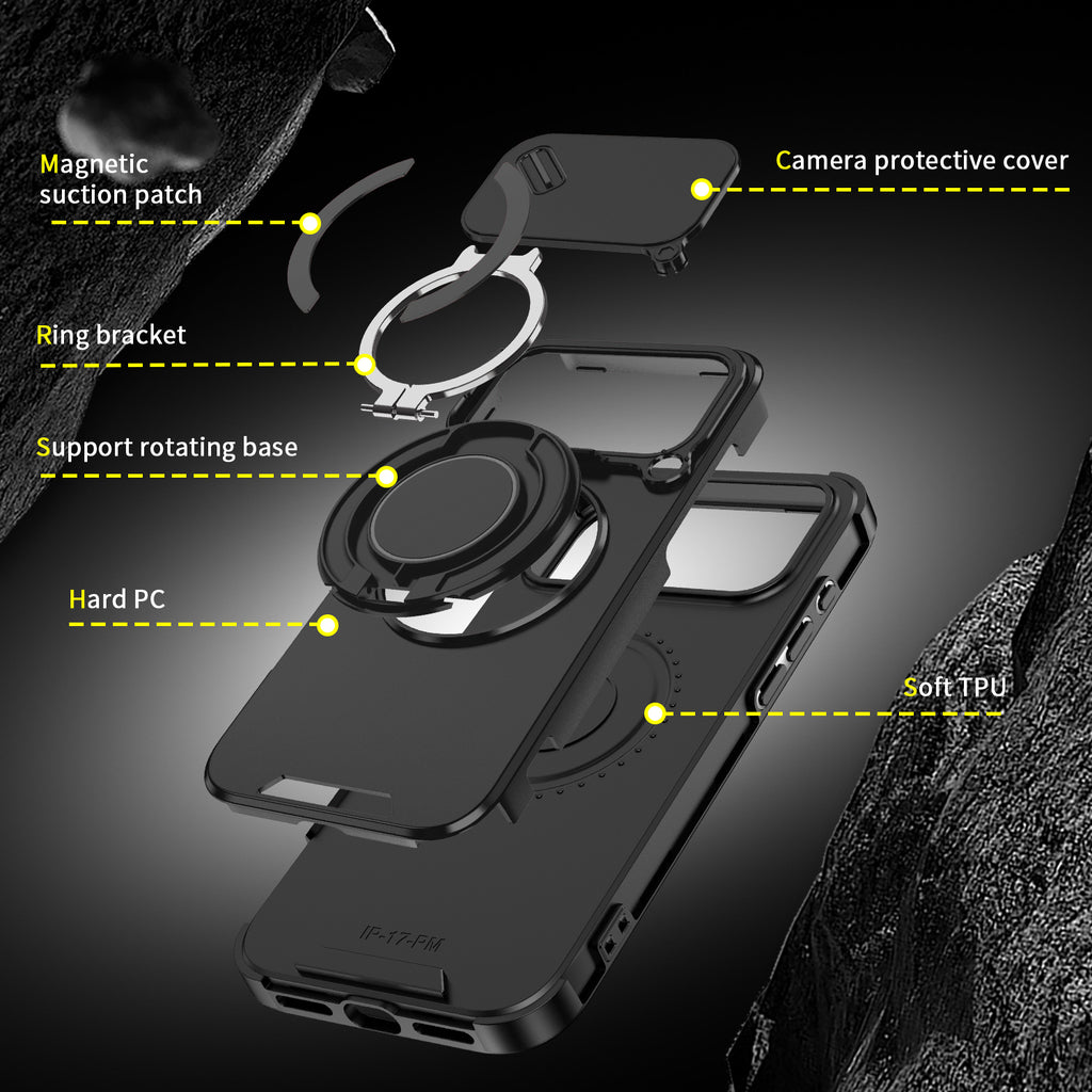 Tactical Armor™ Magnetic Ring Stand Case