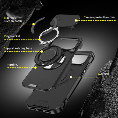 Tactical Armor™ Magnetic Ring Stand Case