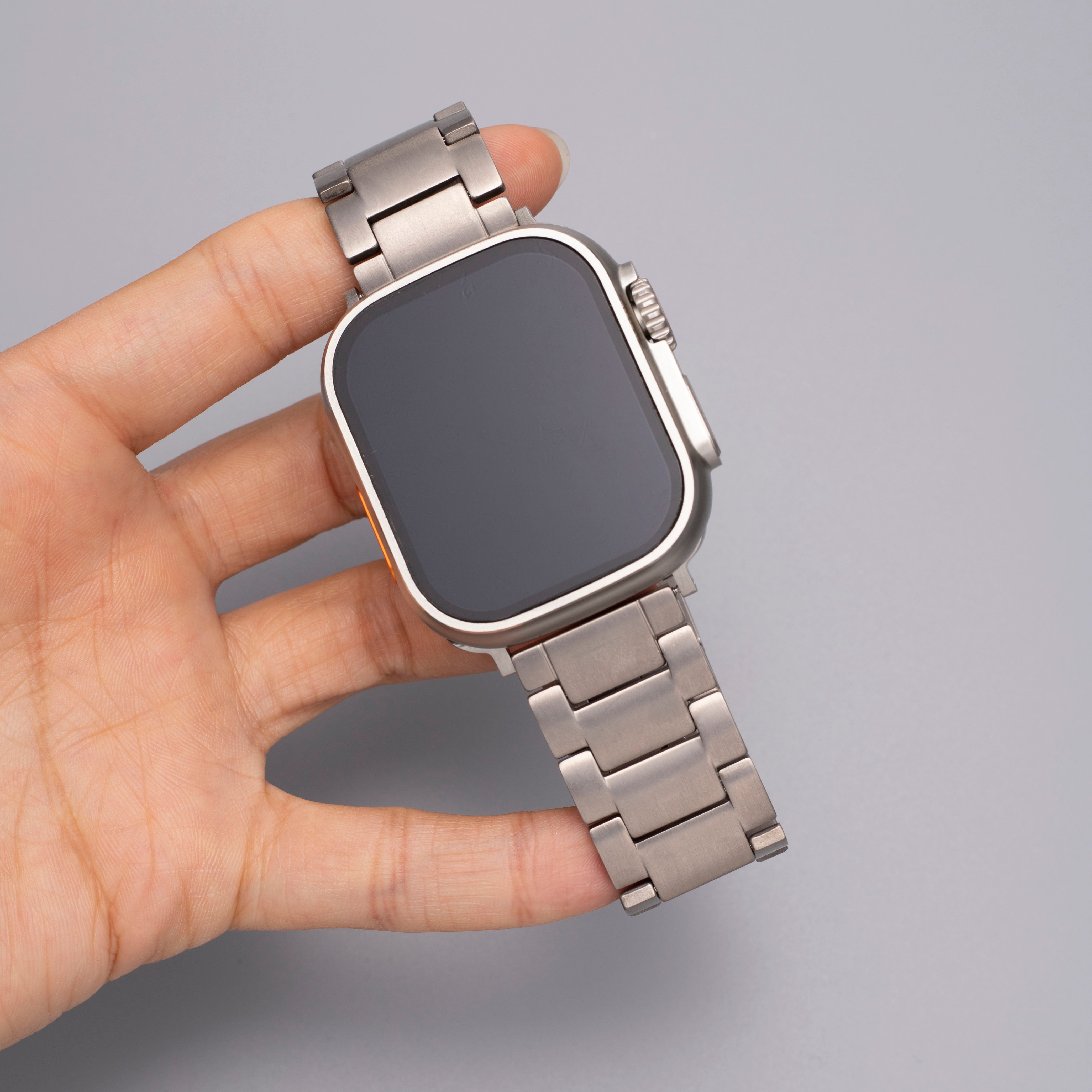 Titanium Triple Link Bracelet For Apple Watch