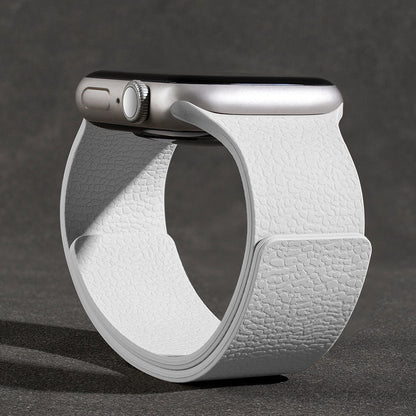 Magnetic Silicone Lychee Band For Apple Watch