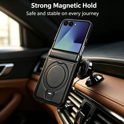 Luxury Leather Galaxy Z Flip Case